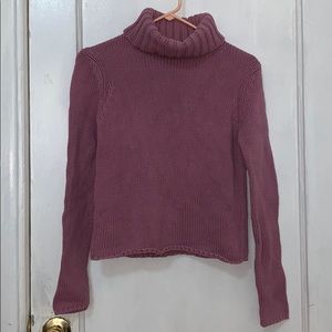 Banana republic mauve turtleneck